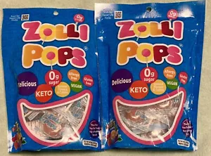 Zollipops, sugar free, 2 packs (5.2 oz/22-23 pops each), assorted fruit flavors - Picture 1 of 3