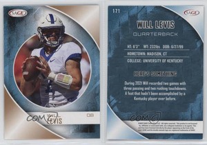 2023 SAGE High Series Gold Will Levis #171 Rookie RC