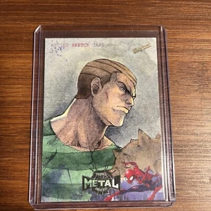2022 Spider-Man Metal Sandman Sketch Card 1/1 By Lydi Li - Picture 1 of 5
