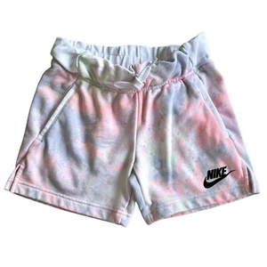 Nike Shorts Size S Sports Tie Dye Sweats Swoosh Outdoors Athleisure 90s Y2K EUC - Picture 1 of 6