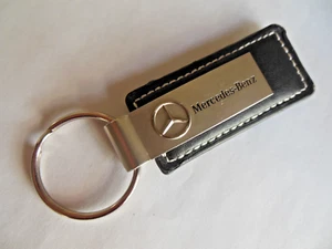 MERCEDES - BENZ / Logo * Portachiavi * Metallo / Pelle * Spedizione gratuita - Foto 1 di 3