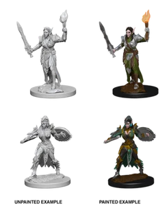 Miniaturas sin pintar de cortes profundos de batallas Pathfinder: luchadora elfa - Imagen 1 de 1