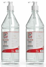 2 Litri Gel Igienizzante Mani con Alcool 70% 2 Flaconi Da 1 Litro Disinfettante