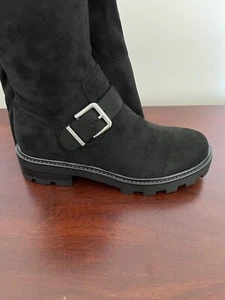 Nine West NANS2 Nuevas Botas Negras 6,5 M Hasta la Rodilla Nuevas en Caja - Imagen 1 de 6