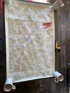 Canisteo 36 X 24 USGS Quadrilatero Geologico Topo Mappa Hornell - Foto 1 di 12