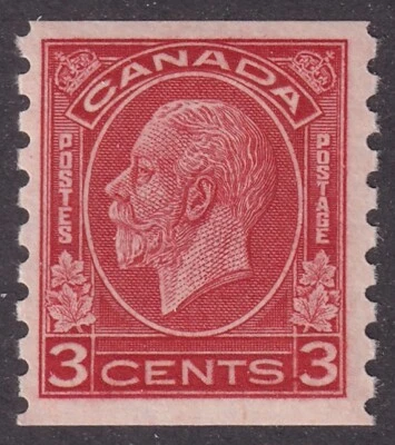 MATT'S STAMPS CANADA SCOTT #207 KING GEORGE V 3-CENT ISSUE OF 1933, MNH, CV$35 - Image 1 of 2