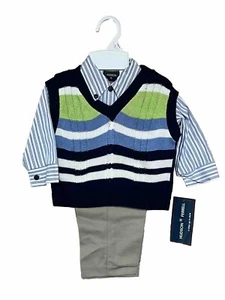 Baby Hudson Ferrell 3 Pc Vest Set Infant Boys Sz 12 Month Special Occasion - Picture 1 of 3