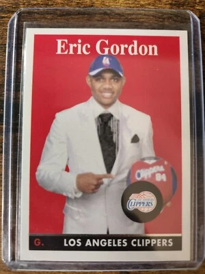 2008-09 Topps Eric Gordon 1958-59 Variation Rookie RC #202 Los Angeles Clippers - Image 1 of 2