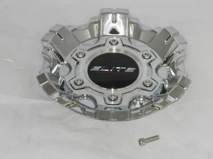 DUB CARNAL ELITE LOGO CHROME WHEEL RIM CENTER CAP 5260-15 M-438 NEW WITH SCREW - Picture 1 of 2