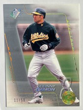 2001 Upper Deck Spx Gold Spectrum SSP Johnny Damon Oakland Athletics A’s #4 MVP