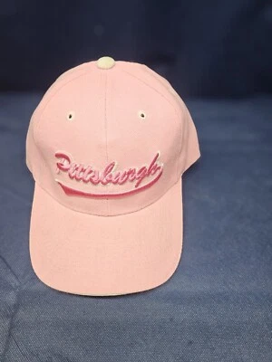 Pittsburgh Souvenir Ball Cap/Hat, Pink With Adjustable Strap, One Size Fits All - Image 1 of 4