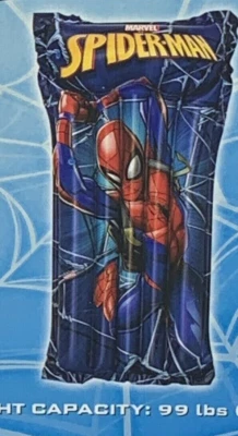 Balsa de natación Marvel Spiderman piscina flotador natación superhéroe inflable Foto 1 de 3