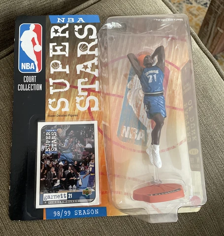 NBA Basketball Super Stars 1998/99 Kevin Garnett Action Figure Timberwolves Cover