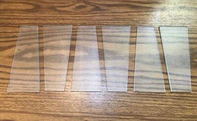 Vidrio opaco forma trapezoidal 3 mm espesor - vidrieras artesanales - 6 piezas. Foto 1 de 4