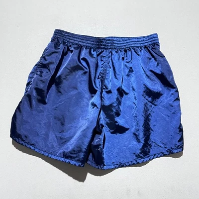 Vintage Satin Nylon Iridescent Shorts Code Four Running Gym 90s - Image 1 of 4