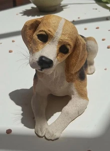 Whiskers Beagle Dog Figurine by Marti Sculpture 1988 – Chips & Repairs – USA - Picture 1 of 15