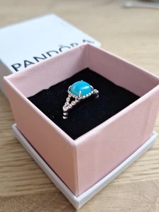 Pandora Maritime Ring Türkis-blau Gr. 54. Silber 925er Rarität - Bild 1 von 5