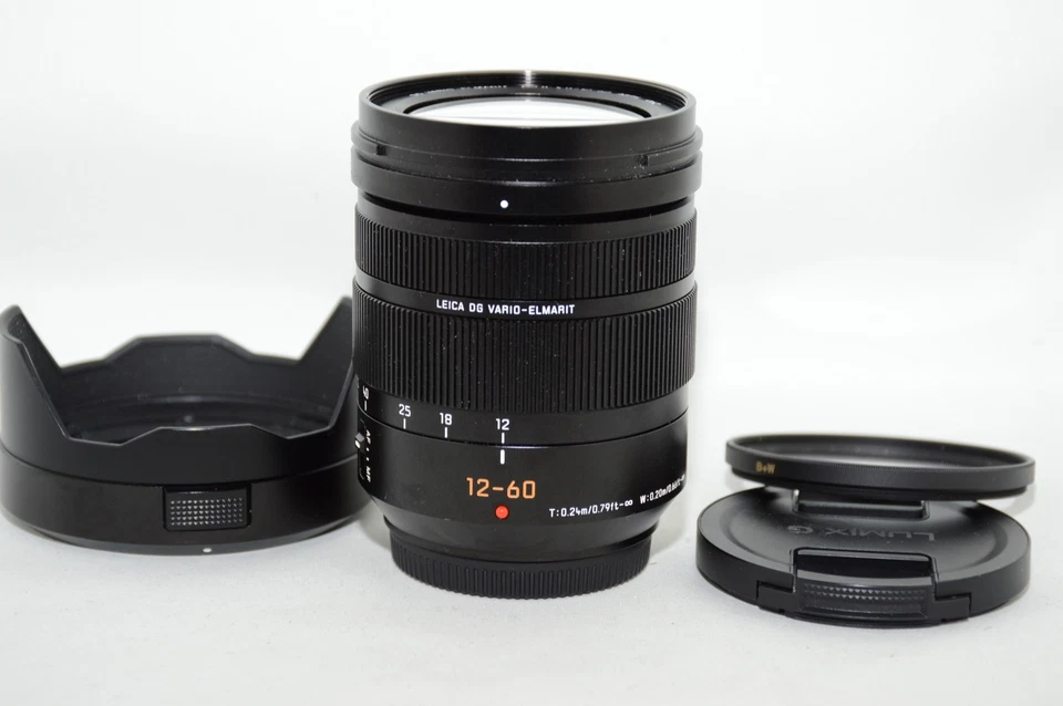 Panasonic Leica DG Vario-Elmarit 12-60 mm f/2,8-4 ASPH usada. POWER O.I.S. Lente Foto 1 de 4