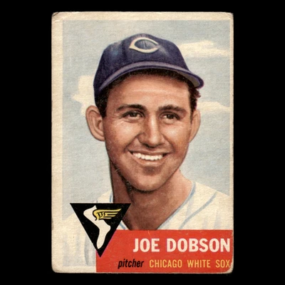 Joe Dobson #5 1953 Topps Chicago White Sox Baseball Card MLB EX - Image 1 of 3