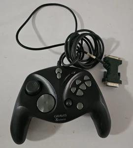 Vintage Gravis Xterminator Programmable Gamepad / Controller Black Untested - Picture 1 of 5