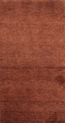 Rust Wool Hand-knotted Runner Rug 2x5 for Natural Aesthetic Appeal Carpet - Image 1 of 4