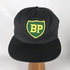 Vintage BP Oil Gas PATCH HAT w/ Neck Flap Quilted Lining - Unitog USA Union Made