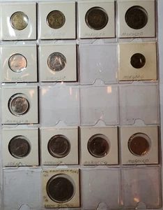 Lote Mixto De 13 Monedas Mundiales Marruecos, Israel, Gran Cerebro  - Imagen 1 de 4