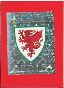 PREVIEW EURO 2020 Panini - Figurina-Sticker n. 1 - WALES - SCUDETTO BADGE -New - Picture 1 of 1