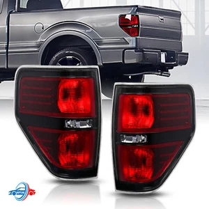 Luces traseras lentes transparentes y rojas para camioneta Ford F-150 2009-2014 luces traseras - Imagen 1 de 8