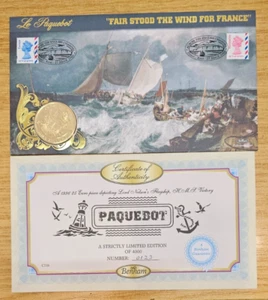 Benham Numisbrief Le Paquebot HMS Victory 25 Euro COA - Bild 1 von 8