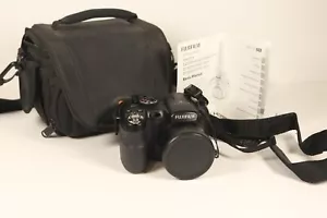 Fujifilm FinePix S1800 12MP Digital Cameral Balck w/ Bag Tested Working - Picture 1 of 8