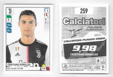 CRISTIANO RONALDO JUVENTUS PANINI CALCIATORI 2020 STICKER CR7 #259