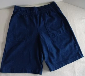 Osh Kosh B'gosh size 7 Boys shorts elastic waist front pockets navy blue - Picture 1 of 7