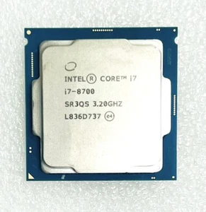 SR3QS INTEL CORE i7-8700 3.2 GHz 6 CORE LGA 1151 CPU PROCESSOR - Picture 1 of 1