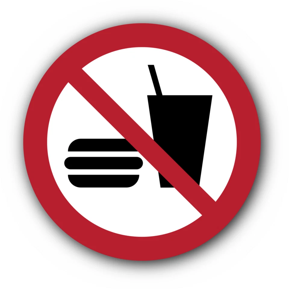 ZEUNERT-SCHILDER Verbotszeichen, P022, Essen und Trinken verboten , ASR A1.3, DIN EN ISO 7010