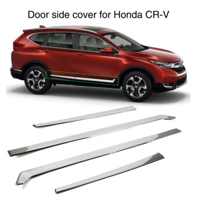 For Honda CR-V CRV 2017-2021 Exterior Door Side Cover Chrome Molding Strip Trim — 第 1/4 张图片