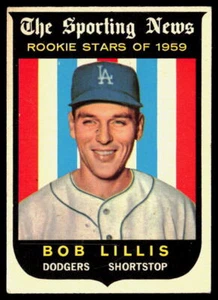 Bob Lillis 1959 Topps #133 Crease - Picture 1 of 2