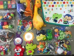 NIP Replacement Fisher-Price Parts Toys Pad Mirror Balls Shapes Gym Playmat Bags - Photo 1 sur 18