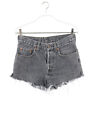 LEVI´S Hotpants Shorts Denim Fransen D 40 grau