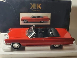 Cadillac 1968 cupé DeVille convertible 1:18 modelo diecast LE 750 escala KK - Imagen 1 de 14