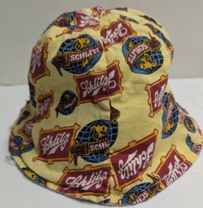 Gorra sombrero cubo publicidad cerveza Schlitz vintage - NOTA daños - Imagen 1 de 6