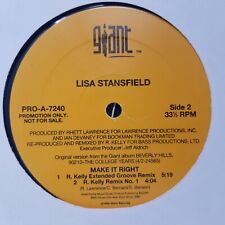 Lisa Stansfield Make It Right 12" Vinyl Record Single