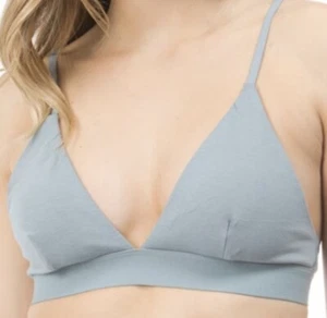 NWT Anemone Minimalist Soft Triangle Bralette, Adjustable Straps,  L - Picture 1 of 4