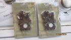 2 Figi Hand Cast Solid Brass Doorbell Covers Free Priority Mail Ship