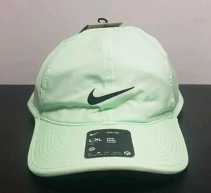 Gorra Nike Dri-FIT Club verde sin estructura Featherlight FB5632-376 talla L/XL NUEVA - Imagen 1 de 5