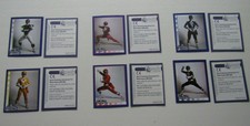 Cadbury`s  Mini Rolls - Merlin 1995 Power Rangers Movie Stickers Variants (e35)