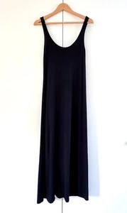 Maxi Vestido TopShop Negro Sin Mangas Cuello Redondo Tirantes UK8/EU36 - Imagen 1 de 4