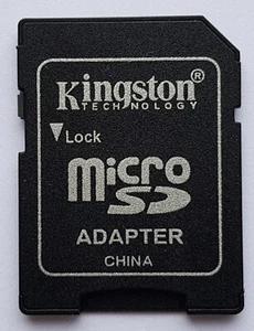 Kingston ~ Memory Card Adapter ~ SD to MicroSD / MicroSDHC / MicroSDXC - Picture 1 of 3