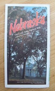 *VINTAGE* NEBRASKA STATE HIGHWAY MAP (1991, 91cm x 44cm, Folding) - Picture 1 of 6