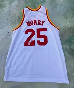 NBA Houston Rockets Robert Horry #25 Signed Jersey PSA COA. - Picture 1 of 10